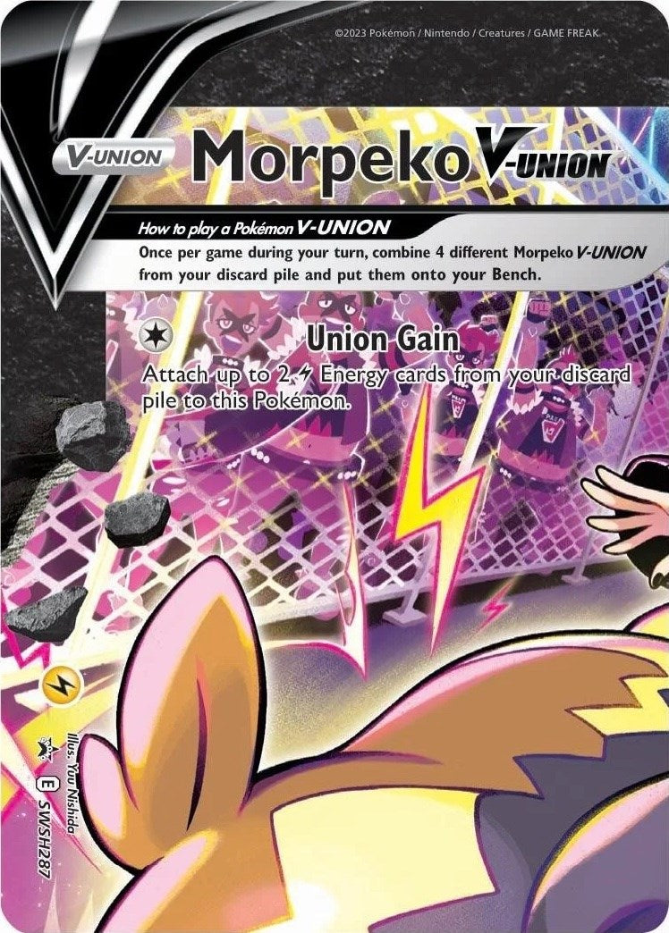 Morpeko V-Union (SWSH287) [Sword & Shield: Black Star Promos] | Jomio and Rueliete's Cards and Comics