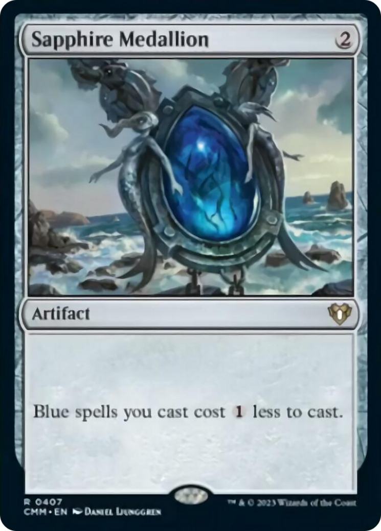 Sapphire Medallion [Commander Masters] | Jomio and Rueliete's Cards and Comics