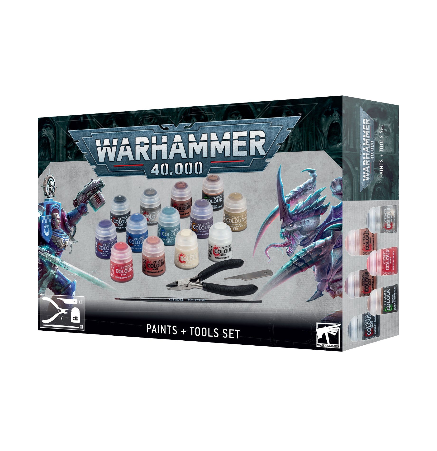 Warhammer 40,000 Space Marines - Paints + Tools Set | Jomio and Rueliete's Cards and Comics