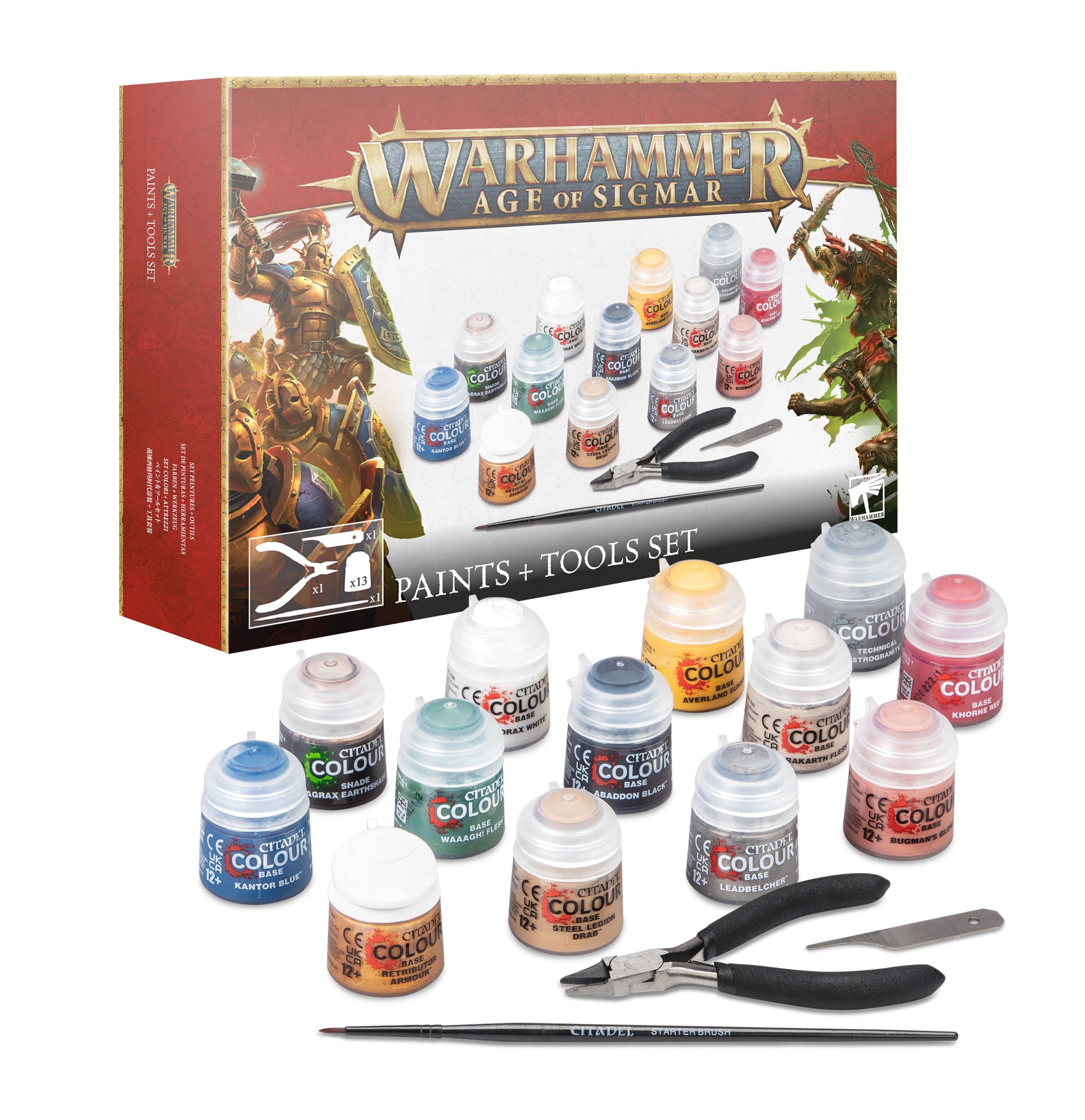 Warhammer Age of Sigmar: Paints + Tools Set | Jomio and Rueliete's Cards and Comics