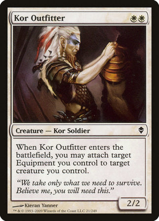 Kor Outfitter [Zendikar] | Jomio and Rueliete's Cards and Comics