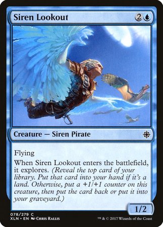 Siren Lookout [Ixalan] | Jomio and Rueliete's Cards and Comics