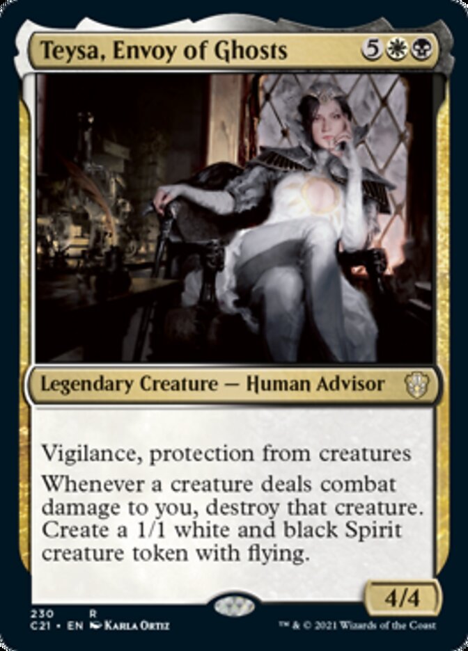 Teysa, Envoy of Ghosts [Commander 2021] | Jomio and Rueliete's Cards and Comics