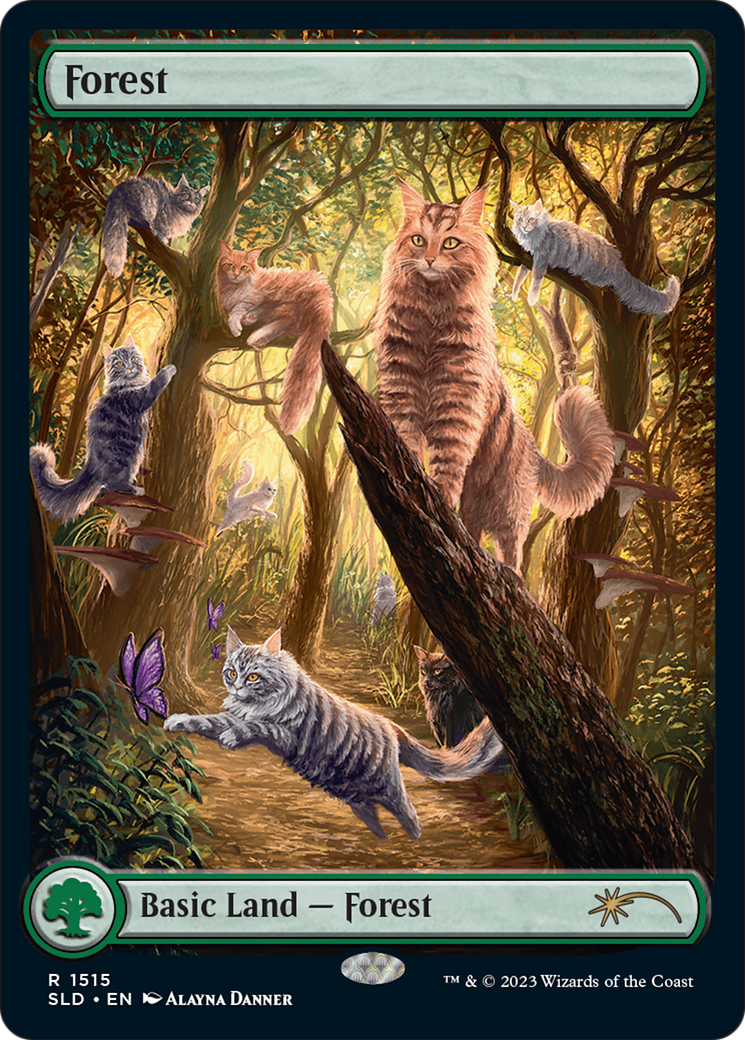 Forest (1515) [Secret Lair Commander Deck: Raining Cats and Dogs] | Jomio and Rueliete's Cards and Comics