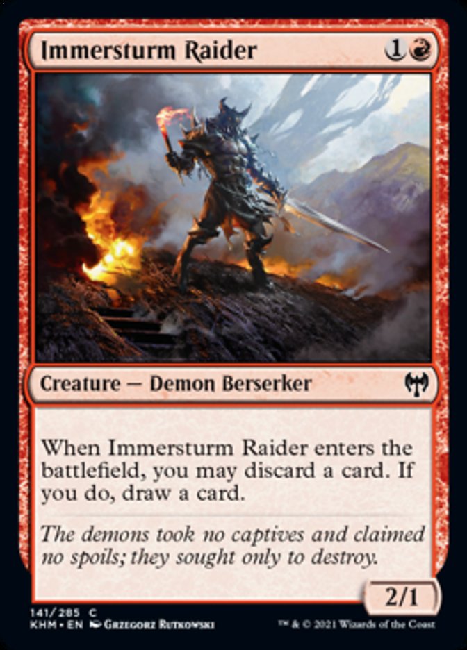 Immersturm Raider [Kaldheim] | Jomio and Rueliete's Cards and Comics