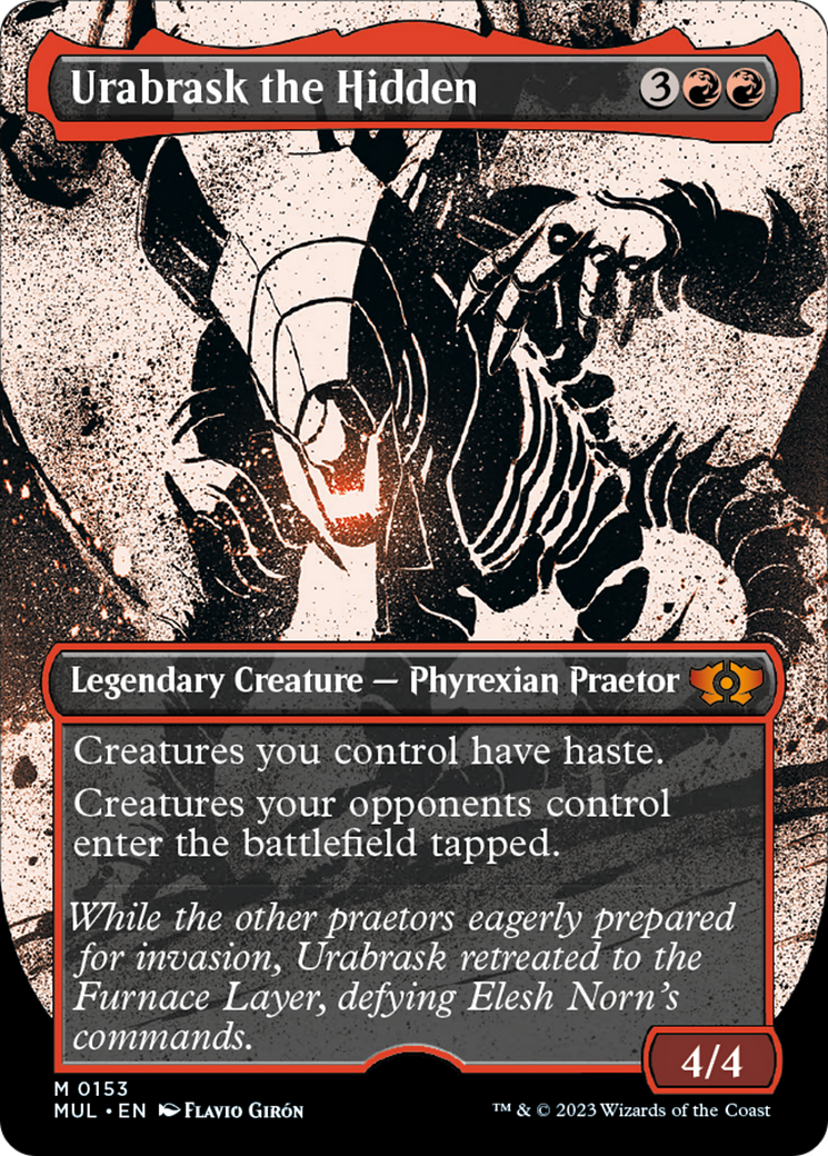 Urabrask the Hidden (Halo Foil) [Multiverse Legends] | Jomio and Rueliete's Cards and Comics