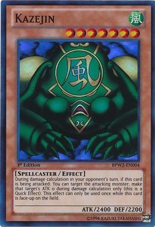 Kazejin [BPW2-EN004] Super Rare | Jomio and Rueliete's Cards and Comics