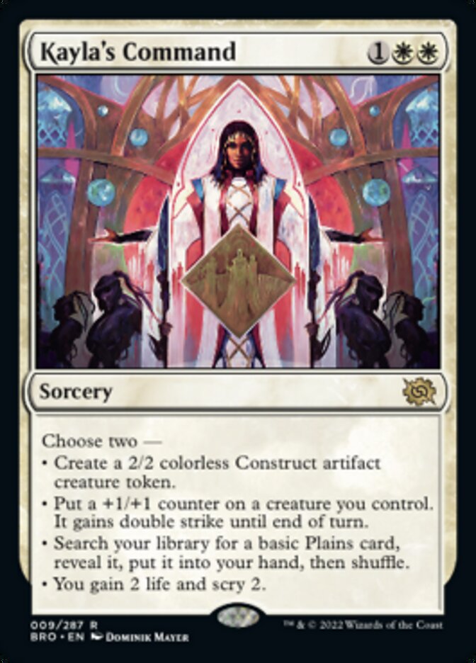 Kayla's Command [The Brothers' War] | Jomio and Rueliete's Cards and Comics