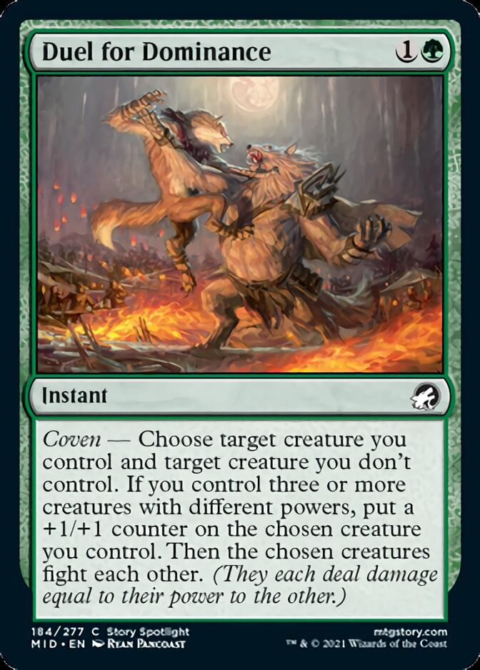 Duel for Dominance [Innistrad: Midnight Hunt] | Jomio and Rueliete's Cards and Comics