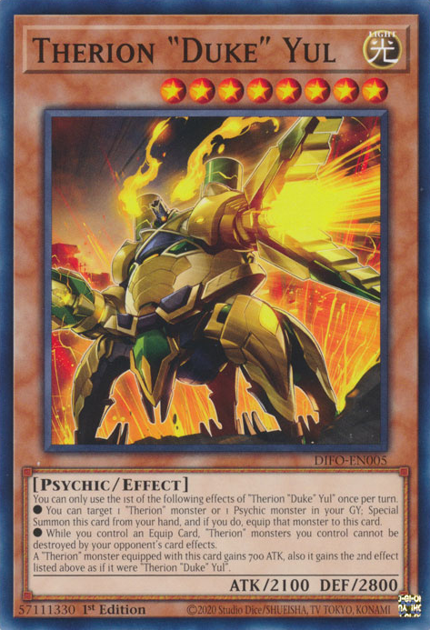 Therion Duke Yul [DIFO-EN005] Common | Jomio and Rueliete's Cards and Comics