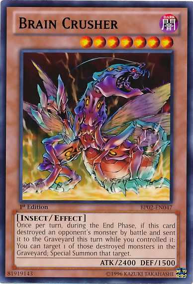 Brain Crusher [BP02-EN047] Rare | Jomio and Rueliete's Cards and Comics