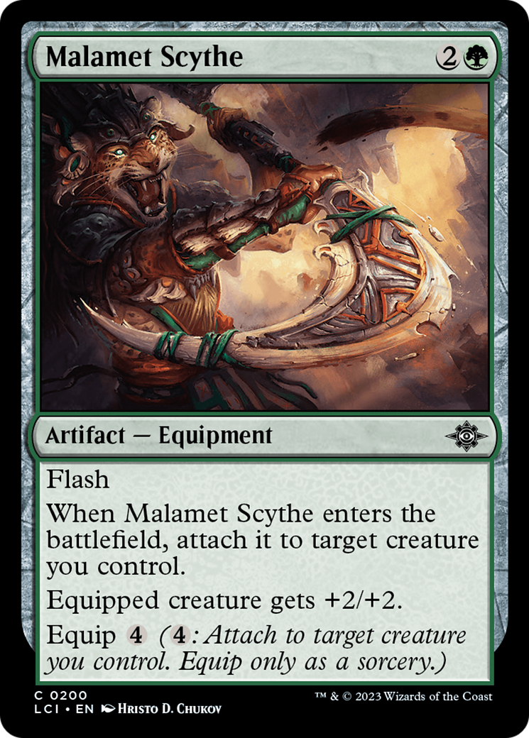 Malamet Scythe [The Lost Caverns of Ixalan] | Jomio and Rueliete's Cards and Comics