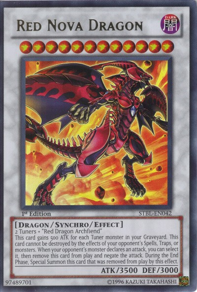 Red Nova Dragon [STBL-EN042] Ultra Rare | Jomio and Rueliete's Cards and Comics