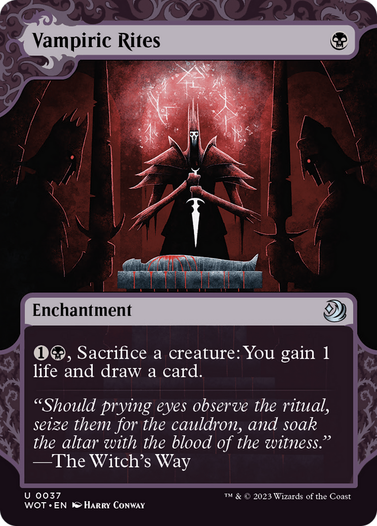 Vampiric Rites [Wilds of Eldraine: Enchanting Tales] | Jomio and Rueliete's Cards and Comics