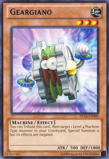 Geargiano (Blue) [DL16-EN009] Rare | Jomio and Rueliete's Cards and Comics