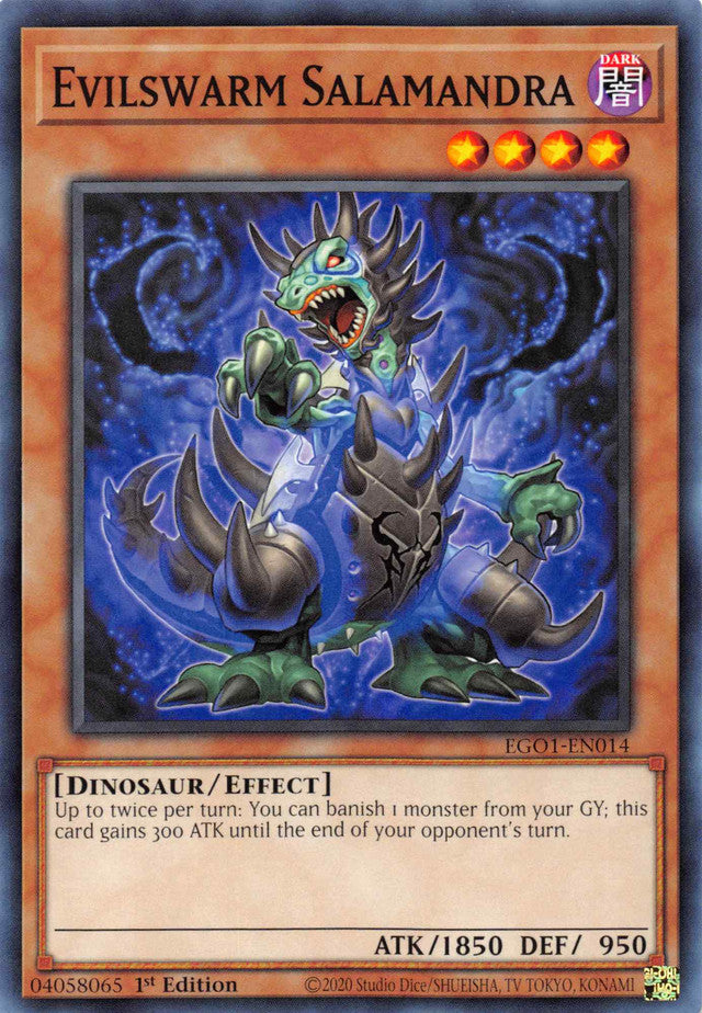 Evilswarm Salamandra [EGO1-EN014] Common | Jomio and Rueliete's Cards and Comics