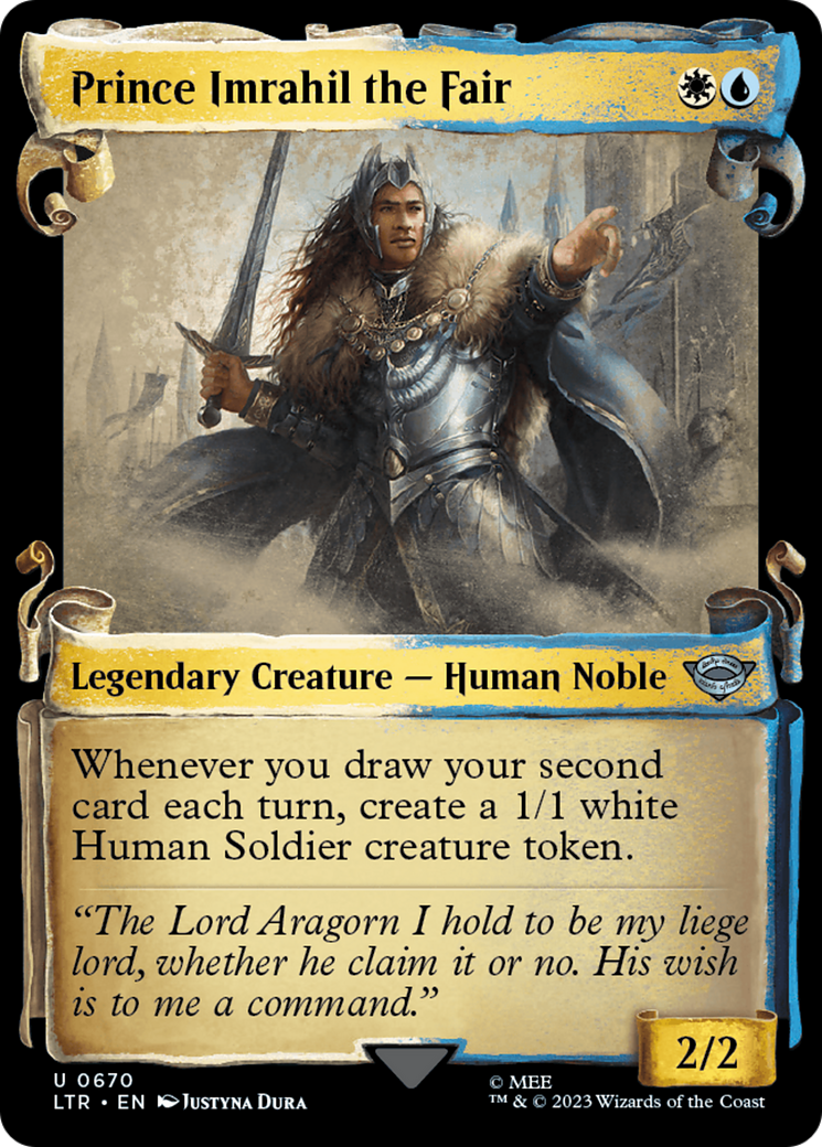 Prince Imrahil the Fair [The Lord of the Rings: Tales of Middle-Earth Showcase Scrolls] | Jomio and Rueliete's Cards and Comics