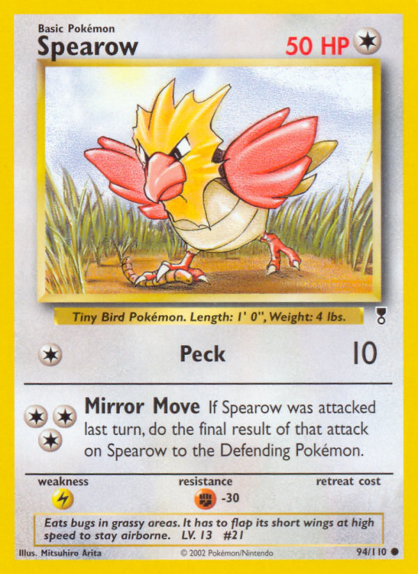Spearow (94/110) [Legendary Collection] | Jomio and Rueliete's Cards and Comics