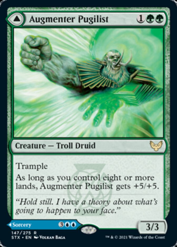 Augmenter Pugilist // Echoing Equation [Strixhaven: School of Mages] | Jomio and Rueliete's Cards and Comics