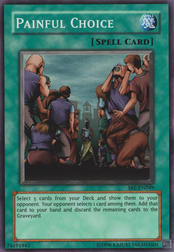 Painful Choice [SRL-049] Super Rare | Jomio and Rueliete's Cards and Comics