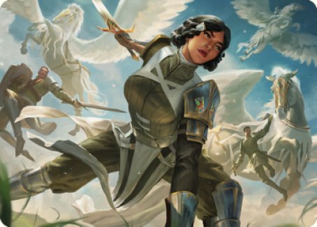 Resolute Reinforcements Art [Dominaria United Art Series] | Jomio and Rueliete's Cards and Comics