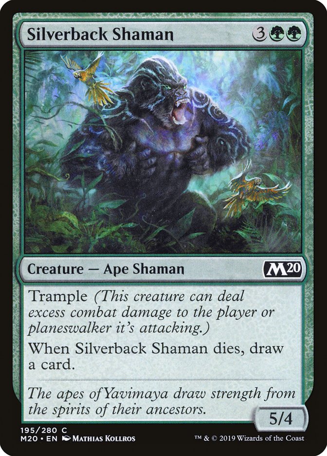 Silverback Shaman [Core Set 2020] | Jomio and Rueliete's Cards and Comics