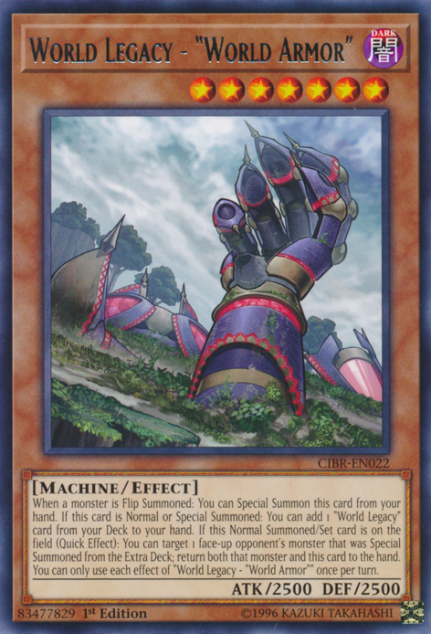 World Legacy - "World Armor" [CIBR-EN022] Rare | Jomio and Rueliete's Cards and Comics