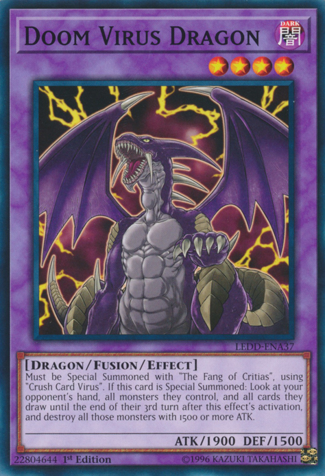 Doom Virus Dragon [LEDD-ENA37] Common | Jomio and Rueliete's Cards and Comics