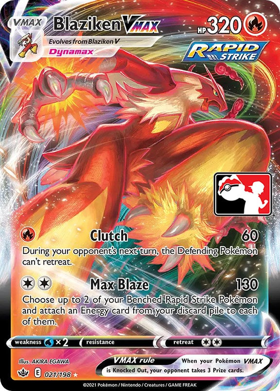 Blaziken VMAX (021/198) [Prize Pack Series One] | Jomio and Rueliete's Cards and Comics