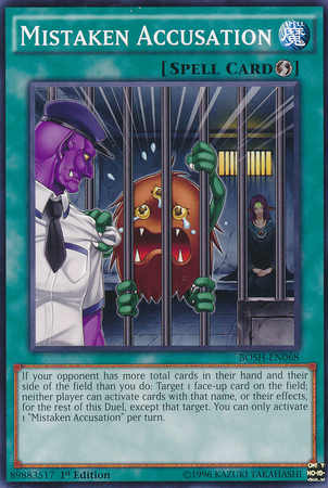 Mistaken Accusation [BOSH-EN068] Common | Jomio and Rueliete's Cards and Comics