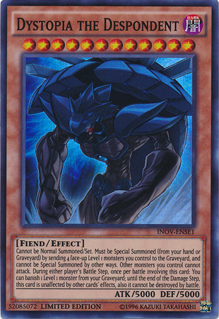 Dystopia the Despondent [INOV-ENSE1] Super Rare | Jomio and Rueliete's Cards and Comics