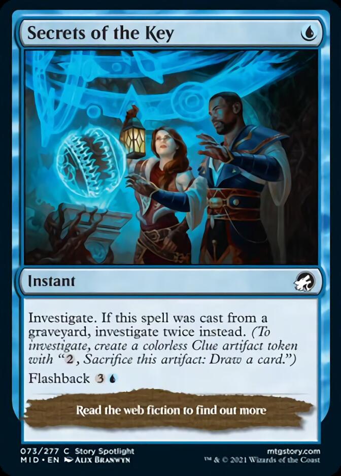 Secrets of the Key [Innistrad: Midnight Hunt] | Jomio and Rueliete's Cards and Comics