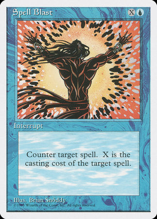 Spell Blast [Fourth Edition] | Jomio and Rueliete's Cards and Comics