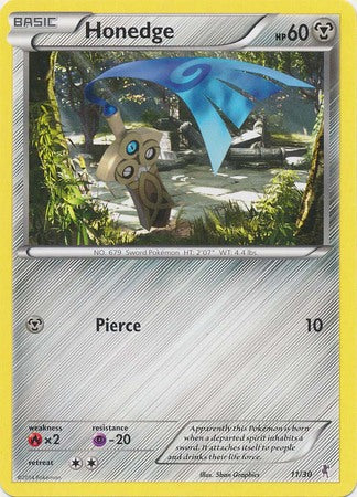 Honedge (11/30) [XY: Trainer Kit 1 - Bisharp] | Jomio and Rueliete's Cards and Comics