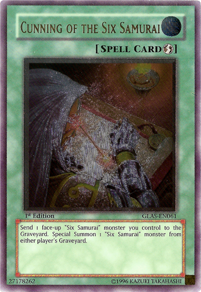 Cunning of the Six Samurai (UTR) [GLAS-EN061] Ultimate Rare | Jomio and Rueliete's Cards and Comics