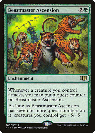 Beastmaster Ascension [Commander 2014] | Jomio and Rueliete's Cards and Comics