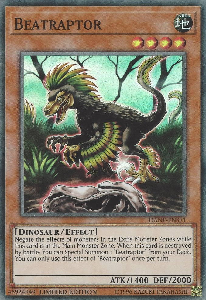 Beatraptor [DANE-ENSE1] Super Rare | Jomio and Rueliete's Cards and Comics