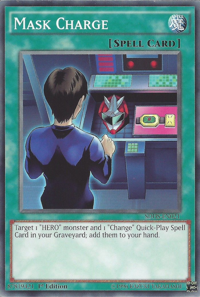 Mask Charge [SDHS-EN021] Common | Jomio and Rueliete's Cards and Comics