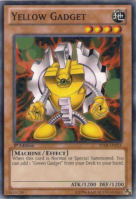 Yellow Gadget [YSYR-EN021] Common | Jomio and Rueliete's Cards and Comics