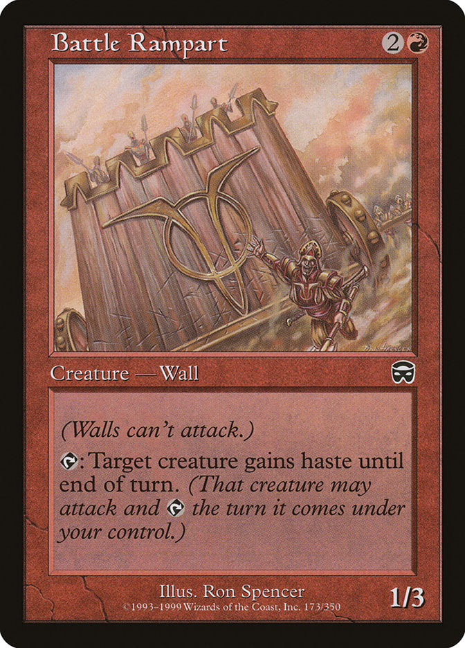 Battle Rampart [Mercadian Masques] | Jomio and Rueliete's Cards and Comics