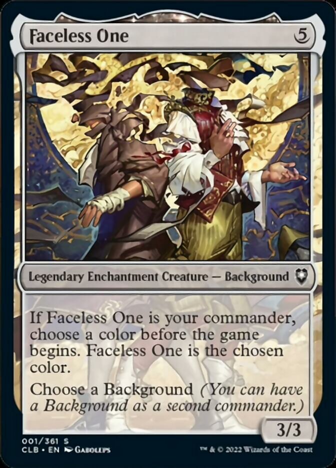 Faceless One [Commander Legends: Battle for Baldur's Gate] | Jomio and Rueliete's Cards and Comics