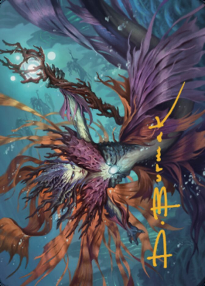 Vodalian Hexcatcher Art Card (Gold-Stamped Signature) [Dominaria United Art Series] | Jomio and Rueliete's Cards and Comics