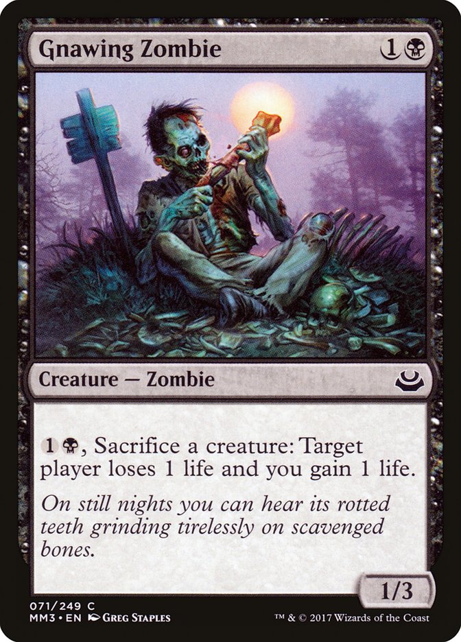 Gnawing Zombie [Modern Masters 2017] | Jomio and Rueliete's Cards and Comics