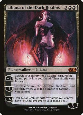 Liliana of the Dark Realms [Magic 2014] | Jomio and Rueliete's Cards and Comics