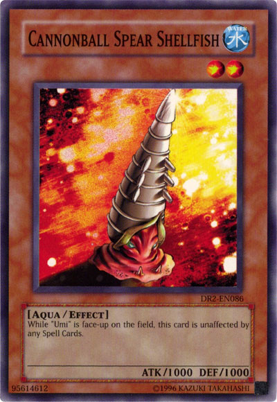 Cannonball Spear Shellfish [DR2-EN086] Common | Jomio and Rueliete's Cards and Comics
