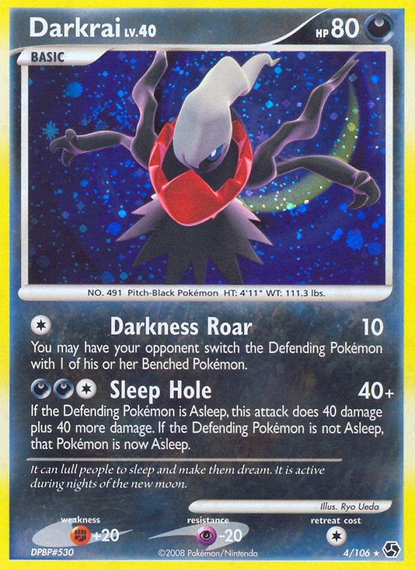 Darkrai (4/106) [Diamond & Pearl: Great Encounters] | Jomio and Rueliete's Cards and Comics