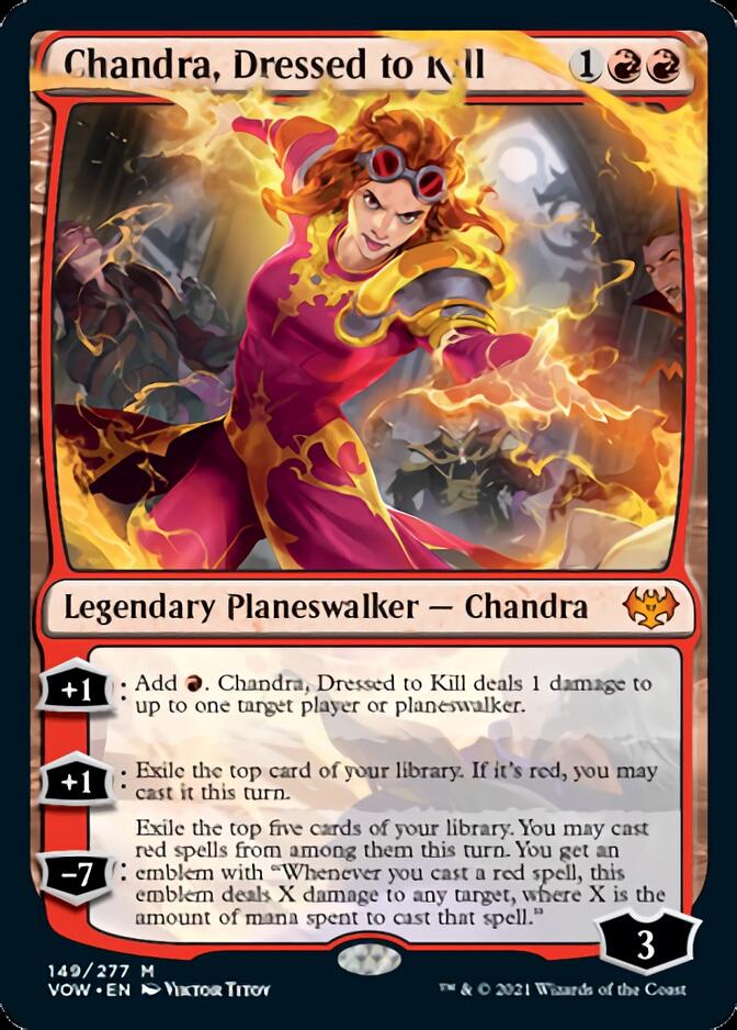 Chandra, Dressed to Kill [Innistrad: Crimson Vow] | Jomio and Rueliete's Cards and Comics