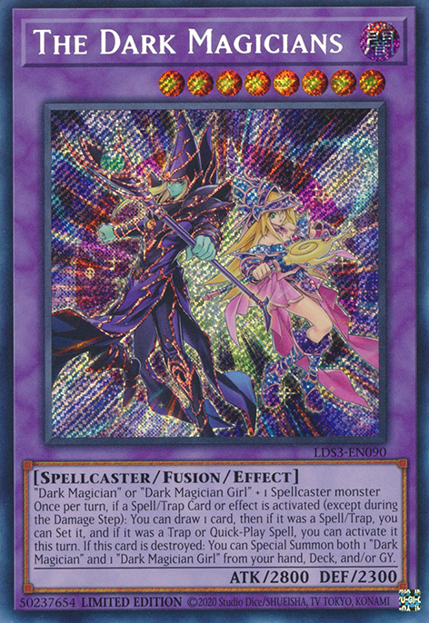 The Dark Magicians [LDS3-EN090] Secret Rare | Jomio and Rueliete's Cards and Comics
