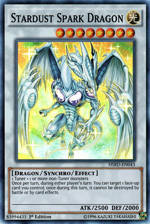 Stardust Spark Dragon [HSRD-EN043] Super Rare | Jomio and Rueliete's Cards and Comics