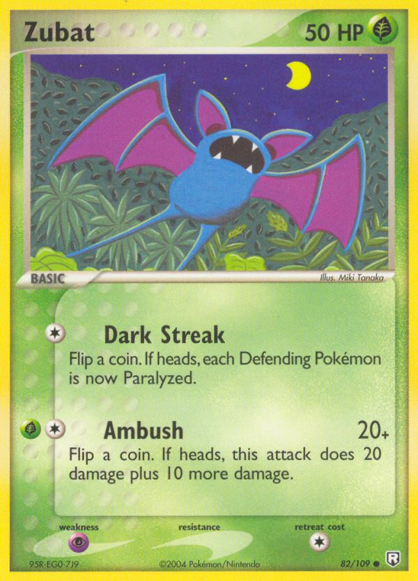 Zubat (82/109) [EX: Team Rocket Returns] | Jomio and Rueliete's Cards and Comics
